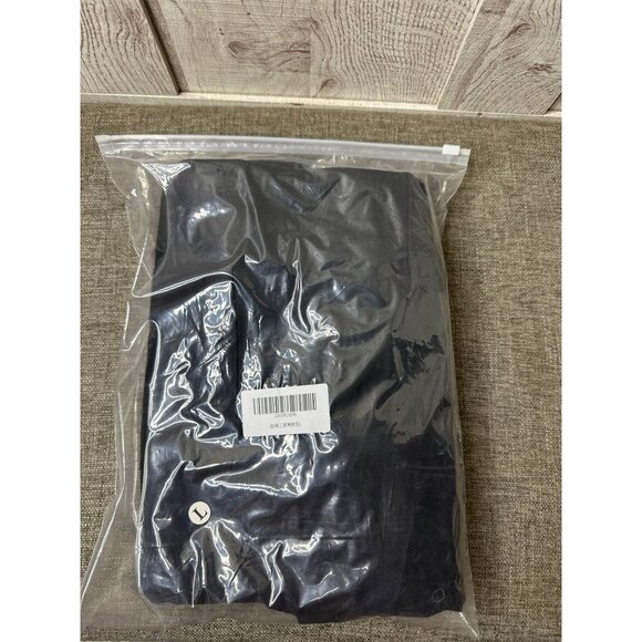 Black Womens Elastic Waist Cargo Pants L w/ Drawstring Hem Side Pockets - Picture 7 of 7